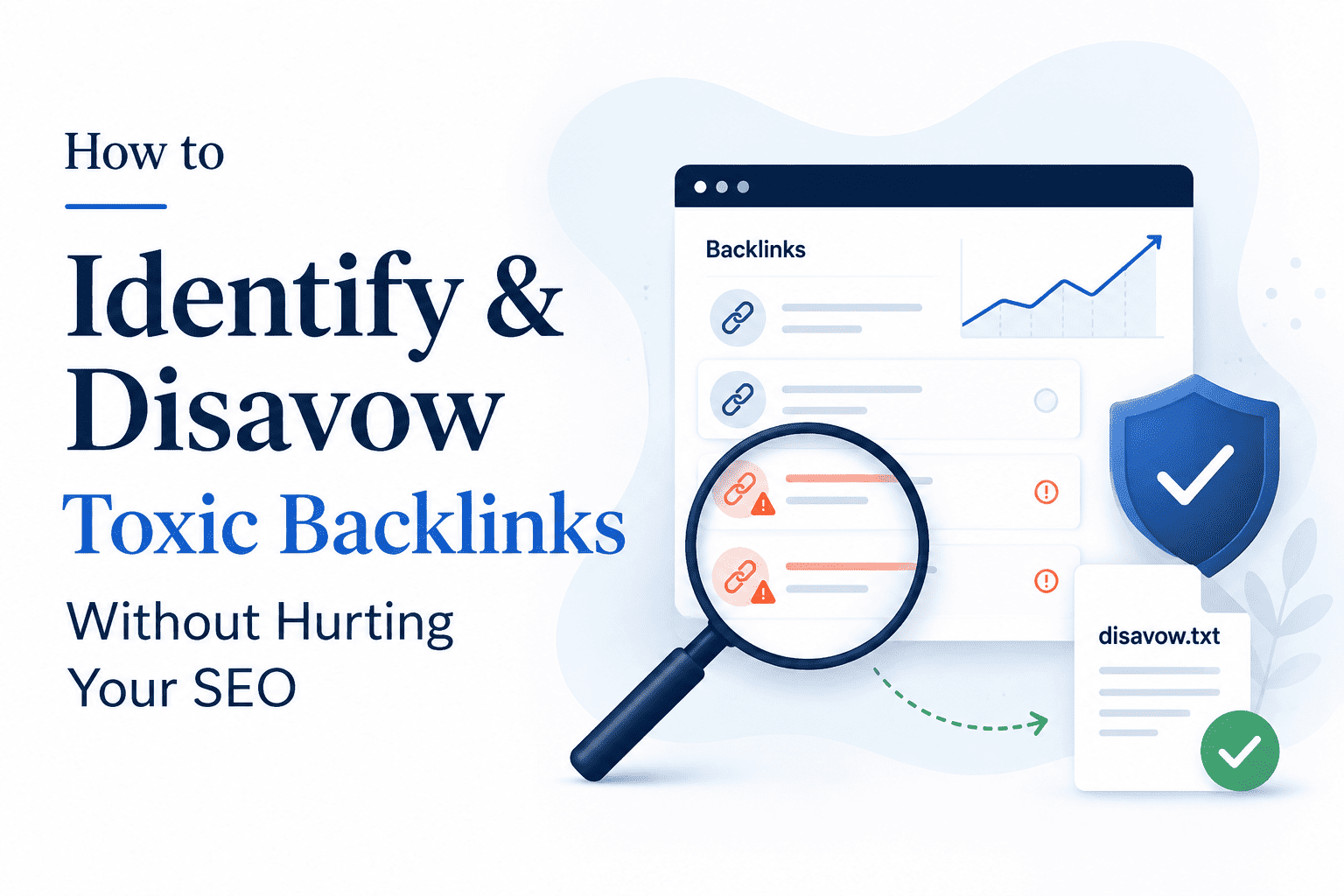 How to Disavow Toxic Backlinks Safely: SEO Guide